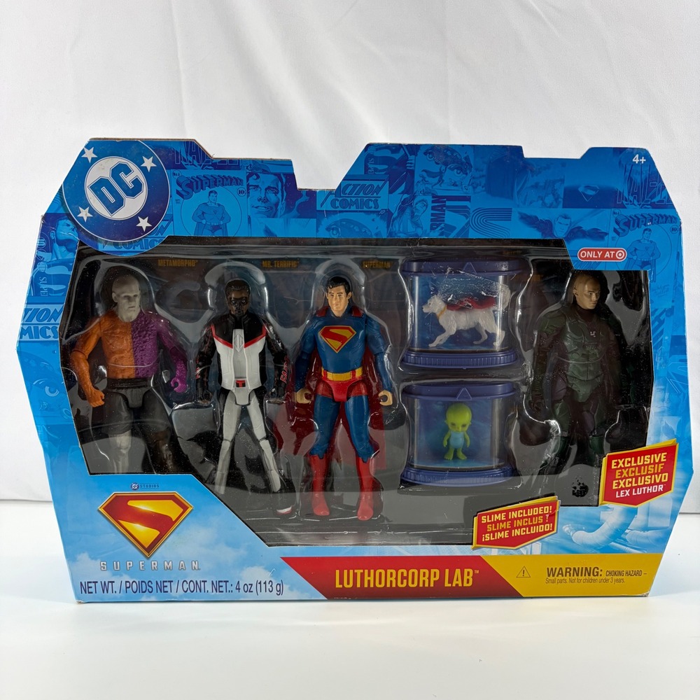 DC Comics Superman Luthorcorp Lab Action Figure Set Target Exclusive Lex Luthor